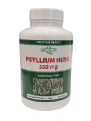 Psyllium Husk 550 mg - 120 Cápsulas - Quality of life labs